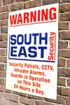 Aouth East Security Site Board